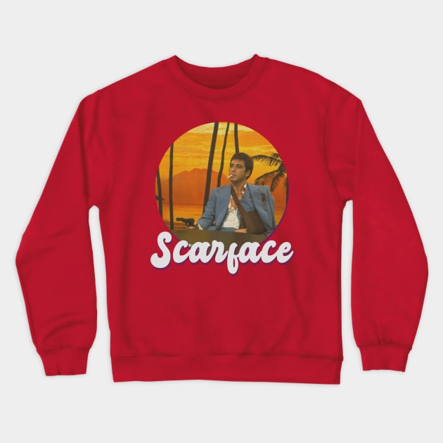 Scarface Tony Montana Crewneck Sweatshirt by Mollie